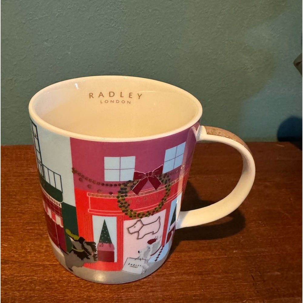 Radley London Holiday Window Shopping Scottish Terrier Mug